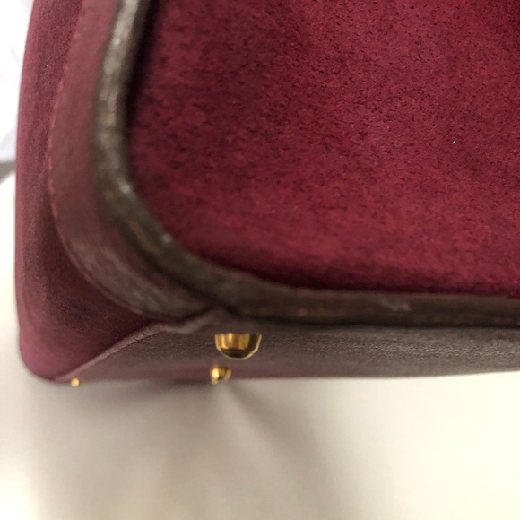 Authentic Gucci Diana Bamboo Burgundy Tote Bag - Picture 12 of 15